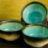 Crackle Sea Blue Bowl