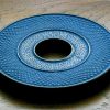 Blue Cast Iron Trivet