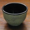 Grey-Green Cast Iron Tea Cup