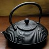 Four Seasons Cast Iron Teapot - Black