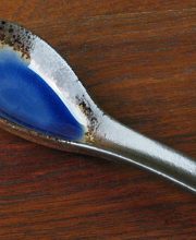 Cobalt Blue Soup Spoon