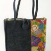 Denim Bag w/red
