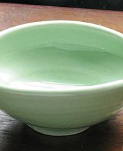Jade Green Oval Bowl