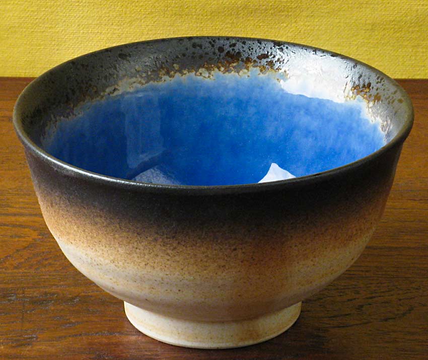 Cobalt Blue Rice Bowl - Japanese Dinnerware, Japanese Tableware