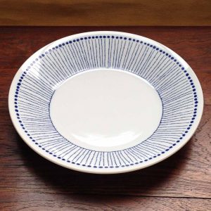 30 x 2cm 1210g Japanese dish plates traditional oriental asian Round tray Iron brush eye round dish Shigaraki ware size 