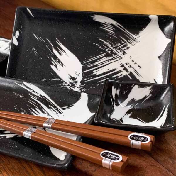 six piece sushi set