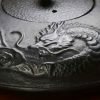 Dragon Cast Iron Tetsubin detail Dragon Cast Iron Tetsubin